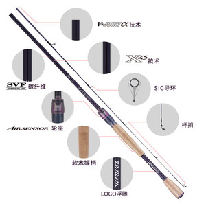 Canne à pêche Daiwa Zillion 6m en fibre de carbone, action extra rapide, pour la pêche au bar - Product Image 3
