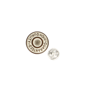 Garment Accessories Engraved Customized Denim <b>Button</b> 15mm Hollow Jeans Custom Brass Rivet Jeans <b>Button</b> - Product Image 3
