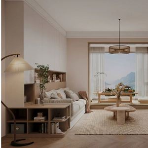 Muebles Versátiles y Modernos de Madera Maciza con Diseño de Melamina, Gabinetes de Sala de Estar Convertibles para Uso en el Hogar, Hotel o Apartamento - Product Image 2