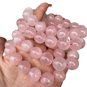 Pulsera de Cuarzo Rosa con Cuentas de Piedras Preciosas Naturales, Joyería de Ágata al por Mayor para Regalo, Compre en Línea en Amayra Crystals Exports India - Product Image 6