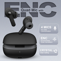 Audífonos Inalámbricos T20 con Cancelación de Ruido ANC, Auriculares Bluetooth, Auriculares para Juegos TWS de Fábrica