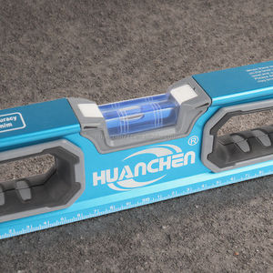 Profilli alüminyumdan yapılmış manyetik tabanlı carpenzlar için ruh seviyeleri, üç kırılmaz şişe ile - Product Image 6