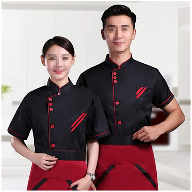 Wholesale Unisex Short Sleeve Restaurant Chef Uniform