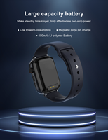 Montre connectée pour enfants ultra-claire et ultra-fine avec appels vidéo 4G, carte SIM, étanche IP65, positionnement, caméra, réveil, réponse aux appels
