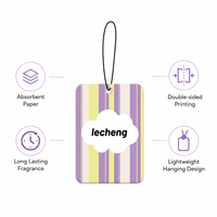 Désodorisant de voiture suspendu personnalisable en papier de coton écologique, évaporation naturelle, parfum longue durée, élimination des odeurs, décoratif