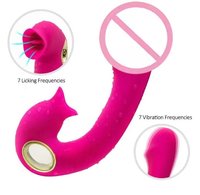 Vibrateur de haute qualité pour stimulation clitoridienne, massage du point G, baguette vibrante, masturbation, langue vibrante, jouet sexuel pour femme