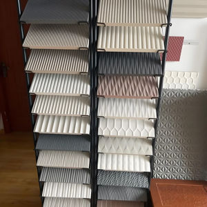 Kunden spezifische moderne klassische Massivholz Textur Hintergrund Wand platte feuerfeste Schallab sorption für wasserdichtes Essen im Innenbereich - Product Image 4