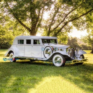 White Classic Leisure Classic Car High-quality Antique Classic Car - Product Image 3