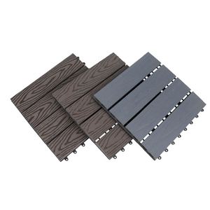 3D dập nổi hạt gỗ WPC <span class=keywords><strong>decking</strong></span> chống trượt Patio không thấm nước sàn gỗ ngoài trời Gỗ nhựa composite gạch - Product Image 3