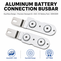 Barra Colectora Bimetálica de Aluminio 6061 y Acero Inoxidable SUS304 Personalizada, Placa de Conexión Doble para Almacenamiento de Energía en Vehículos Eléctricos