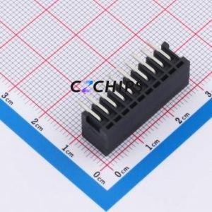 DB2ERC-2.54-10P-BK Plug-in Terminal Block Bent Lead Through Hole,P=2.54mm Board-to-Board / Socket - Closed 1x10P 2.54mm Black - Product Image 2