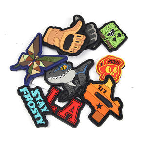 Benutzer definierte Fabrik Hochwertige benutzer definierte 3D-PVC-Gummi-Logo-Patches Gummi-Etikett - Product Image 4