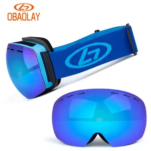 100% Protezione UV Rimovibile Doppia lente Anti-fog Eyewear per il 2021 Motoslitte Neve Prescrizione Occhiali Da Sci Attività Sportiva