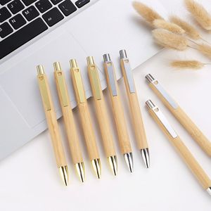 Stylo bille écologique en bambou 1,0 mm pour le <span class=keywords><strong>bureau</strong></span> et les cadeaux d'entreprise - Souvenir pour les avantages des employés et les anniversaires - Product Image 5