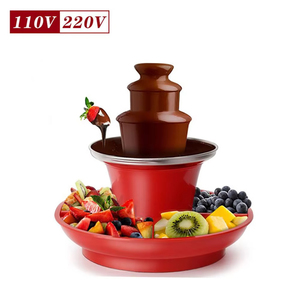 110/220V 3 livelli casa fontana di cioccolato <span class=keywords><strong>macchina</strong></span> cucina cioccolato cascata eventi festa cioccolato <span class=keywords><strong>Lava</strong></span> <span class=keywords><strong>macchina</strong></span> di frutta - Product Image 3