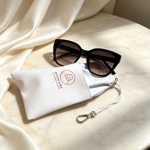 Sacs cadeaux en cuir PU <span class=keywords><strong>souple</strong></span> pour fête, <span class=keywords><strong>étui</strong></span> pour <span class=keywords><strong>lunettes</strong></span> de soleil avec logo personnalisé - Product Image 1