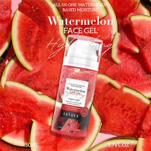 Gel Hidratante Facial de Extracto de Sandía de Marca Blanca con Niacinamida y Vitamina E para un Tono y una Piel Radiante - Product Image 2