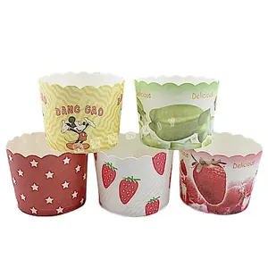 Kertas Kustom Cupcake Liner Muffin Paper Case Baking Cups untuk Kue