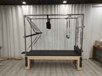 Cama de Pilates Reformer de Madera de Arce Sólida Personalizada para Yoga y Pilates, Reformer de Pilates de Madera de Arce para Uso Doméstico