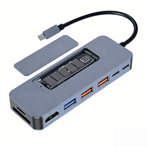 <span class=keywords><strong>Hub</strong></span> <span class=keywords><strong>USB</strong></span> <span class=keywords><strong>C</strong></span> con PD de 100W, <span class=keywords><strong>USB</strong></span>-<span class=keywords><strong>C</strong></span>/<span class=keywords><strong>USB</strong></span>-A 3.2, Lector de Tarjetas SD/TF, Estación de Acoplamiento para Portátil, en Existencia - Product Image 3