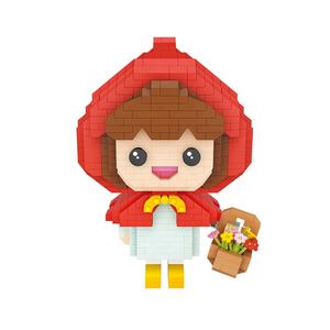 <span class=keywords><strong>Petit</strong></span> <span class=keywords><strong>chaperon</strong></span> rouge à assembler soi-même, jouets pour enfants, figurines d'animaux, cadeaux pour filles - Product Image 6