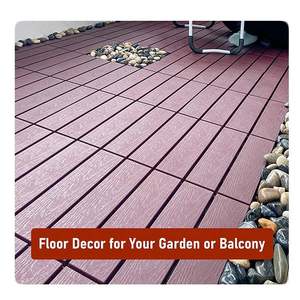 12"x12" Indoor Outdoor Waterproof Patio <b>Floor</b> Decking Tiles - Product Image 3