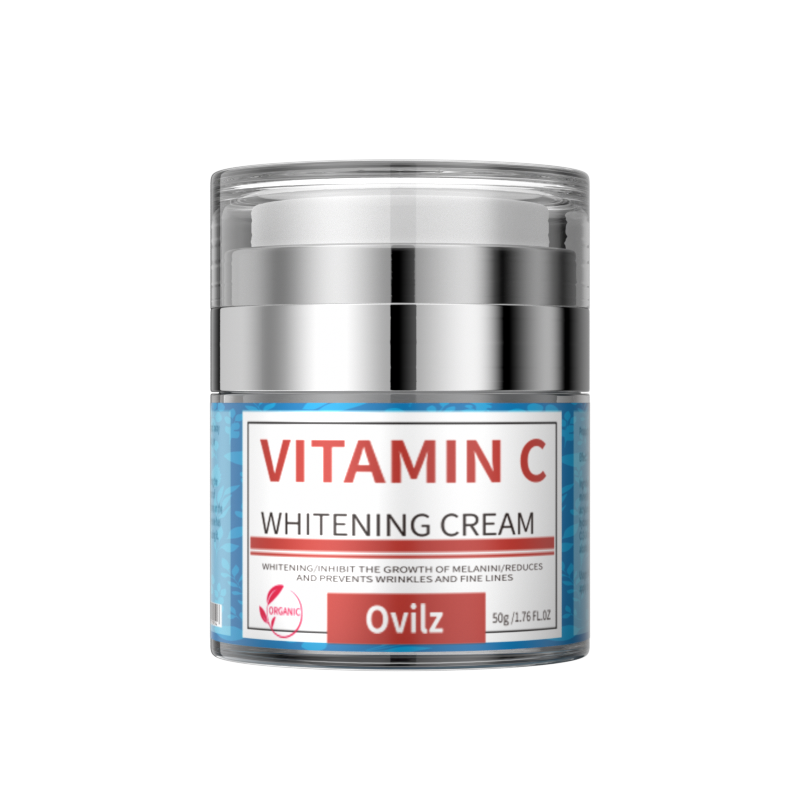 Crema blanqueadora antiarrugas con vitamina C