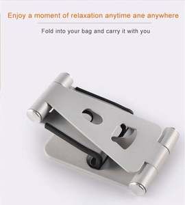 Wholesale Cheap Aluminum Phone Mount Desk Phone Mount Holder Hinge Adjustable Metal <b>Tablet</b> Holder <b>Stand</b> - Product Image 5
