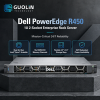 Server Dell PowerEdge R450 1U Baru, Dual Intel Xeon Scalable, VMware Virtualization, Cloud Rackmount Server