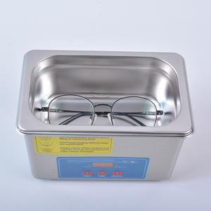 Nettoyeur à ultrasons 0,75 L avec écran numérique, pour usage domestique, machine de nettoyage de lunettes en acier inoxydable, monobloc - Product Image 3