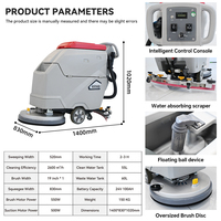 Laite Nouvelle Autolaveuse Autopropulsée Commerciale pour Supermarchés, Largeur de Nettoyage 520mm, Largeur de Travail 830mm