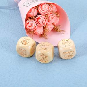 Kỷ Niệm Giáng Sinh Quà Tặng Sinh Nhật Cutstom Bằng Gỗ Ngày Đêm Tình Yêu Tình Dục Xúc Xắc Cho Các Cặp Vợ Chồng - Product Image 6