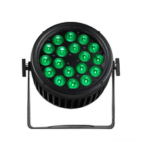 Projecteur PAR LED 6-en-1 étanche 18x20W RGBWA UV à prix abordable, blanc chaud/blanc pour fêtes DJ DMX512/RDM