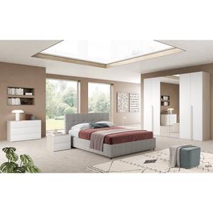 CHAMBRE COMPLÈTE EN AGATA, ELM ET FRÊCHE BLANCHE - Product Image 1