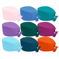Gorros Quirúrgicos con Patrón Helicoidal para Cirujanos, Enfermeras y Profesionales Hospitalarios, Ajustables, Transpirables, de Algodón