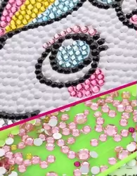 Z102 Fabrik Großhandel Handarbeit 5D Diamant-Malset Kinder Diamant-Malzubehör mit Rahmen Dropshipping - Product Image 3