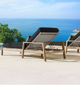 Lit de soleil d'extérieur, Patio, ensembles de <span class=keywords><strong>jardin</strong></span> Design étanche, meubles en <span class=keywords><strong>bois</strong></span>, chaise longue en teck - Product Image 6