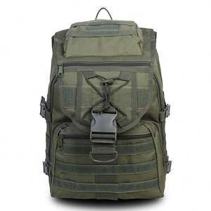 High Quality Wholesale Fashion <b>Black</b> Outdoor <b>Backpack</b> Waterproof Molle System Camping Hiking <b>Backpack</b> - Product Image 1