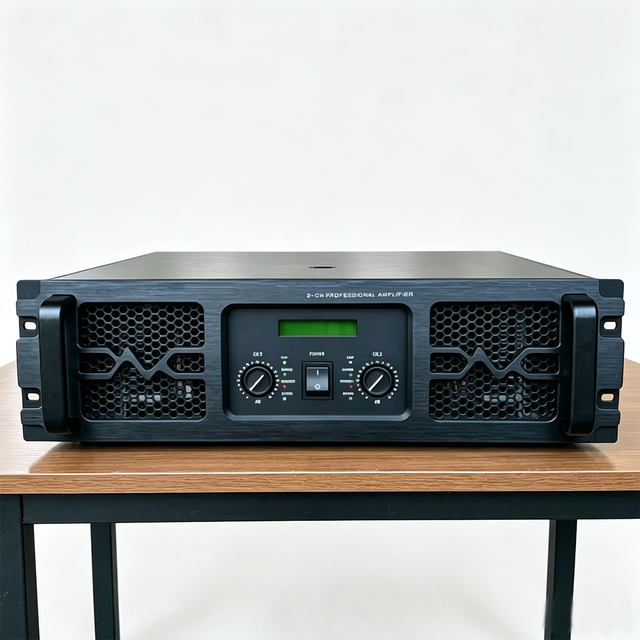 SIVG Professional stage DJ equipment: 2-channel 2500W TD-class high-power audio amplifier, suitable for parties and outdoor use.