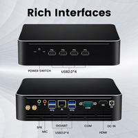 Partaker Mini PC 11e génération Win 11 Core I9 11900 I7 11700 I5 11400 Ordinateur de jeu de bureau Linux HTPC