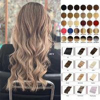 Extensions de cheveux russes en gros, 100 % cheveux humains, extensions à bandes invisibles, cheveux vierges Remy non traités, cheveux humains naturels