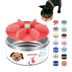 Ciotola per Cani a Lenta Alimentazione, Colore Personalizzabile, Aiuta i Cani a Mangiare Più Lentamente e in Modo Sano, per Uso Esterno e Quotidiano - Product Image 1