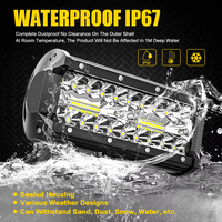 Barra de Luz LED Valesun de 7 Pulgadas para Todoterreno, 120W, 12V 24V, Haz Combinado, Lámpara de Trabajo LED, Luz Antiniebla para Conducción, para Niva Lada 4x4, Camioneta, Accesorios para ATV