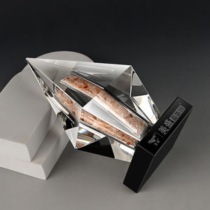 फैशन कस्टमाइज्ड लोगो स्पोर्ट कप स्मारिका मुफ्त डिजाइन ग्लास क्रिस्टल क्राफ्ट पुरस्कार ग्लास क्रिस्टल ट्रॉफी - Product Image 4