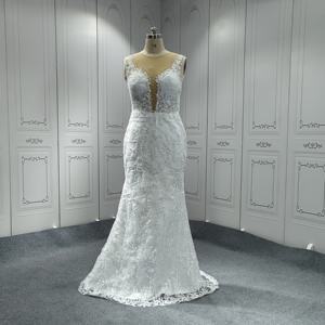 Vestido de novia de tren desmontable de sirena 12 con cuentas para mujer de talla grande de playa 2 en 1 - Product Image 6