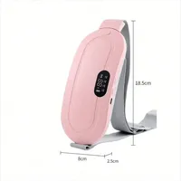 Elektrischer Menstruations-Heizgürtel für Frauen Verstellbarer Taillen-Vibrationsmassager mit Eingebauten Batterien Fördert die Durchblutung
