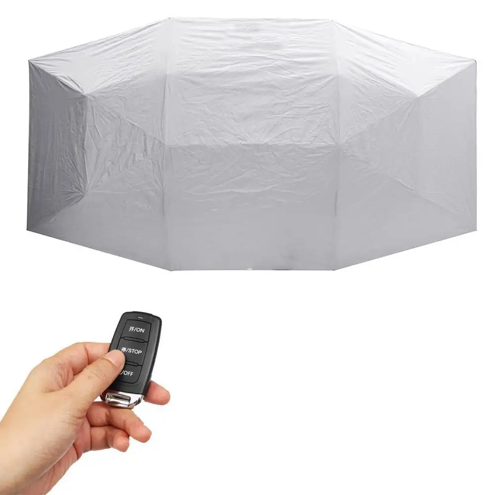 Copri tetto auto portatile completamente automatico ombrellone tenda protezione UV parasole