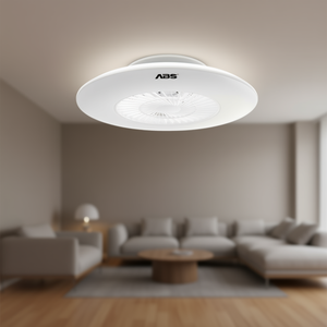 Ventilador de techo Invisible para decoración del hogar de 40W con luz, de CC Motor, cuerpo de lámpara ABS, Control remoto, regulable, 60W de potencia, 60X16.6H CM - Product Image 2