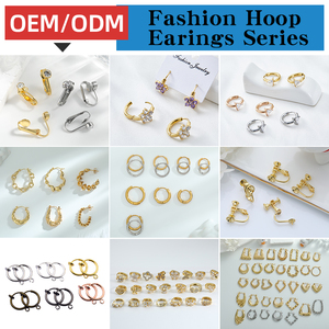 Popular Hoop <strong>Earrings</strong> with 18k Gold Plated Golden <strong>Clip</strong> <strong>on</strong> Spring Hoop Korean <strong>Earrings</strong> Invisible Non Piercing <strong>Earrings</strong> Jewelry - Product Image 5