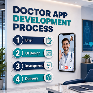 พัฒนาแอปปรึกษาแพทย์ออนไลน์แบบกำหนดเองสำหรับ IOS และ Android พร้อมวิดีโอคอล ออกใบสั่งยา และจัดการบันทึกทางการแพทย์ - Product Image 3